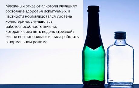 Sebulan tanpa alkohol memulihkan hati